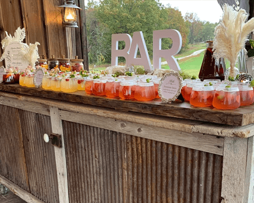 Small wedding bar Surrey